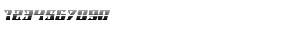Download Lifeforce Gradient Italic Italic Font Numeric Preview