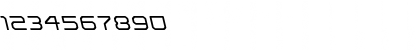 Download Light Brigade Leftalic Italic Font Numeric Preview