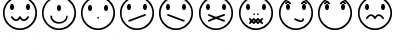 Download Rostros y emociones Regular Font