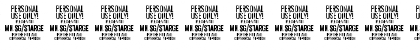 Download Starge PERSONAL USE ONLY Regular Font