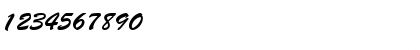 Download Leenda Italic Bold Bold Font Numeric Preview
