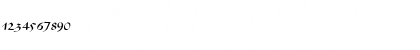 Download Severn Regular Bold Bold Font Numeric Preview