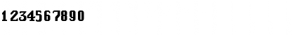 Download Seville Tuscany Regular Font Numeric Preview
