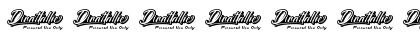 Download Dinattallie Personal Use Only Regular Font