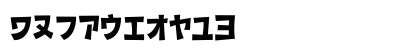 D3 Streetism Katakana Regular