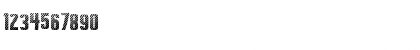 Download Engrave Regular Font Numeric Preview