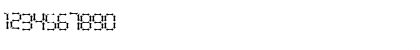 Download Lerp Regular Font Numeric Preview
