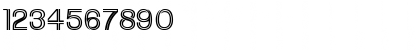 Download Linear Regular Font Numeric Preview