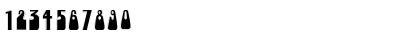 Download WoogieDisplayOutlineCapsSSK Regular Font Numeric Preview