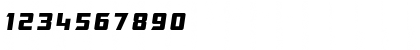 Download SF TransRobotics Oblique Font Numeric Preview