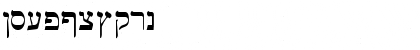 Download WtlHebrew Regular Font