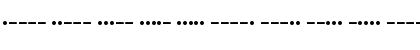 Download XInterntnlMorseCodeIT Regular Font