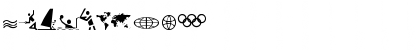 Download Olympicons Regular Font