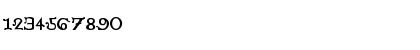 Download Orthodox Bold Font Numeric Preview