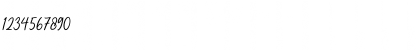 Download England Signature Regular Font Numeric Preview