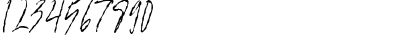 Download Leluhur light Font Numeric Preview