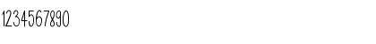 Download Lemonade Regular Font Numeric Preview