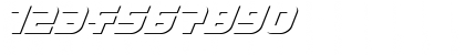 Download Lightyear Shadow Regular Font Numeric Preview