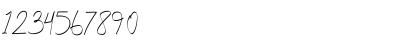 Download Littlehampton Regular Font Numeric Preview