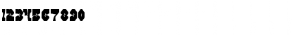 Download LSD GLITCH Regular Font Numeric Preview