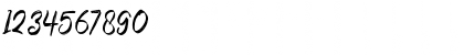 Ottodidact Regular Font Numeric Preview