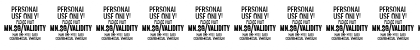 Download Validity Script Bold PERSONAL U Italic Font