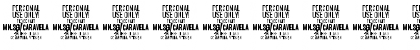 Download Caravela PERSONAL USE ONLY Regular Font