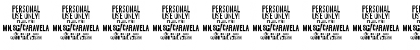 Download Caravela Swash PERSONAL USE Regular Font