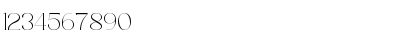 Download Luimp Light Light Font Numeric Preview