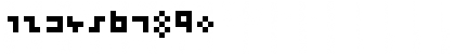Download cool three pixels Regular Font