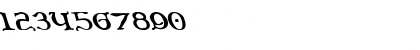 Download Queen & Country Leftalic Italic Font Numeric Preview
