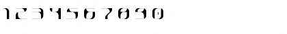 Download R崴pick Regular Font Numeric Preview