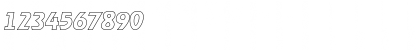 Download SalBeckerOutline BoldItalic Font