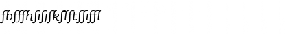 Download SaunaLigatures-ItalicSwash Regular Font