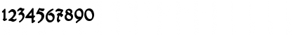 Download SerpentisBlack Regular Font Numeric Preview