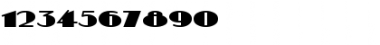 Download Sesquipedalian Regular Font Numeric Preview