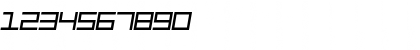 Download SF Square Head Italic Font Numeric Preview