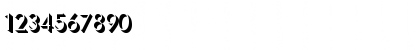 Download ShadowCapsSSK Regular Font Numeric Preview