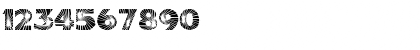 Download Starburst Regular Font Numeric Preview