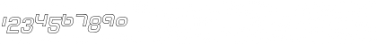 Download Tech Font Outline Italic Font