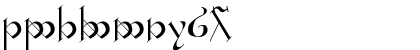 Download Tengwar Mornedhel Regular Font