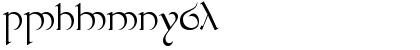 Download Tengwar Quenya-1 Regular Font