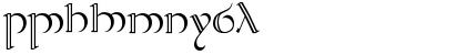 Download Tengwar Quenya-2 Regular Font