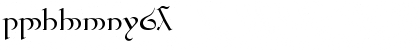 Download Tengwar Quenya Regular Font