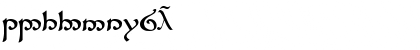 Download Tengwar Sindarin Regular Font