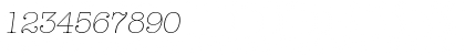 Download Typewriter-Serial-ExtraLight RegularItalic Font