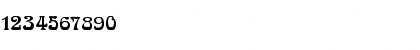 Download BD Bockloo Regular Font Numeric Preview