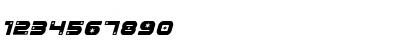 Download Beach House Stars Italic Font Numeric Preview