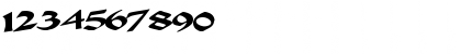 Download Beach Regular Font Numeric Preview