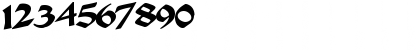 Download Beach Regular Font Numeric Preview